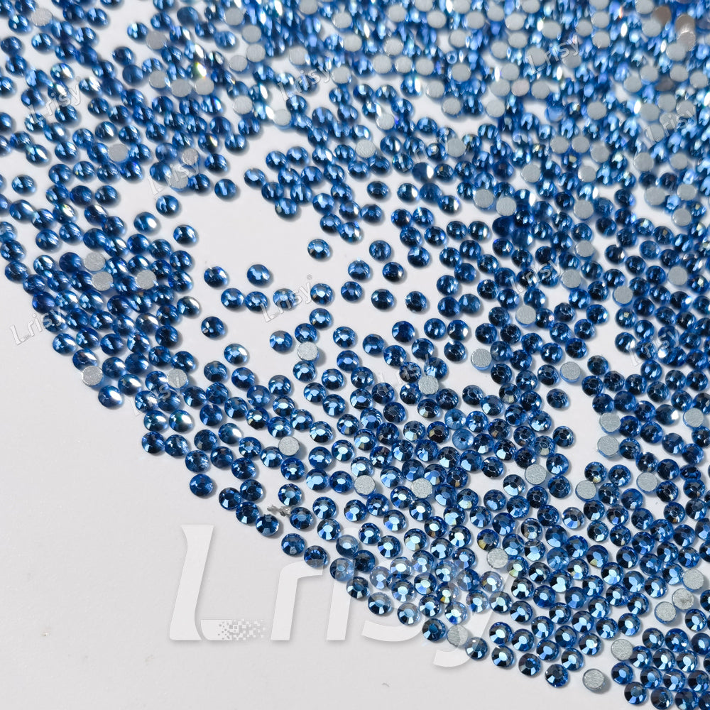 1.9-2.1mm Light Blue Flat Back Rhinestones FBRS003