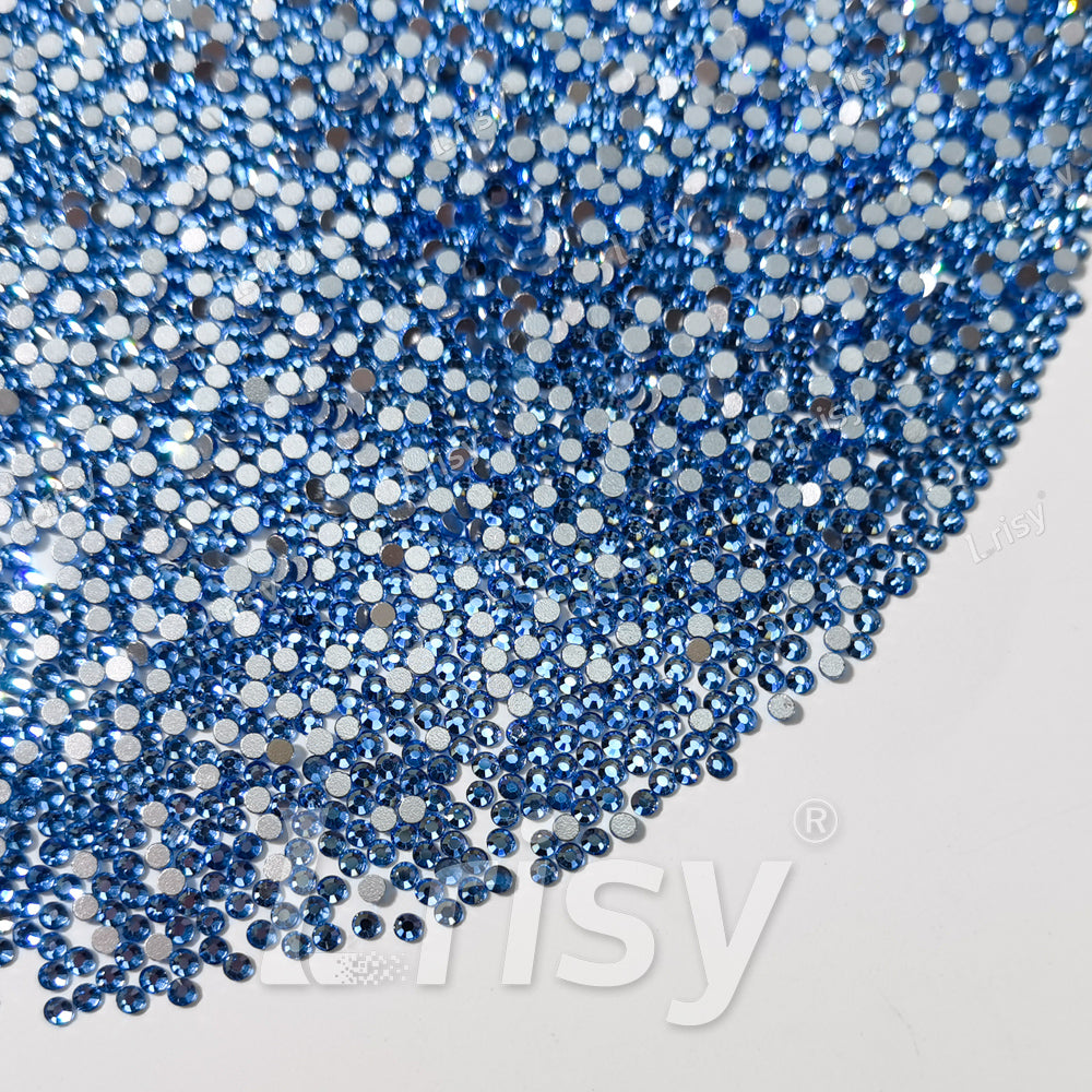 1.9-2.1mm Light Blue Flat Back Rhinestones FBRS003