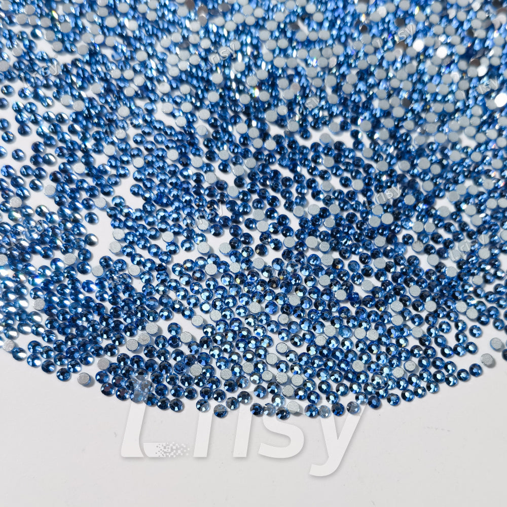 1.9-2.1mm Light Blue Flat Back Rhinestones FBRS003