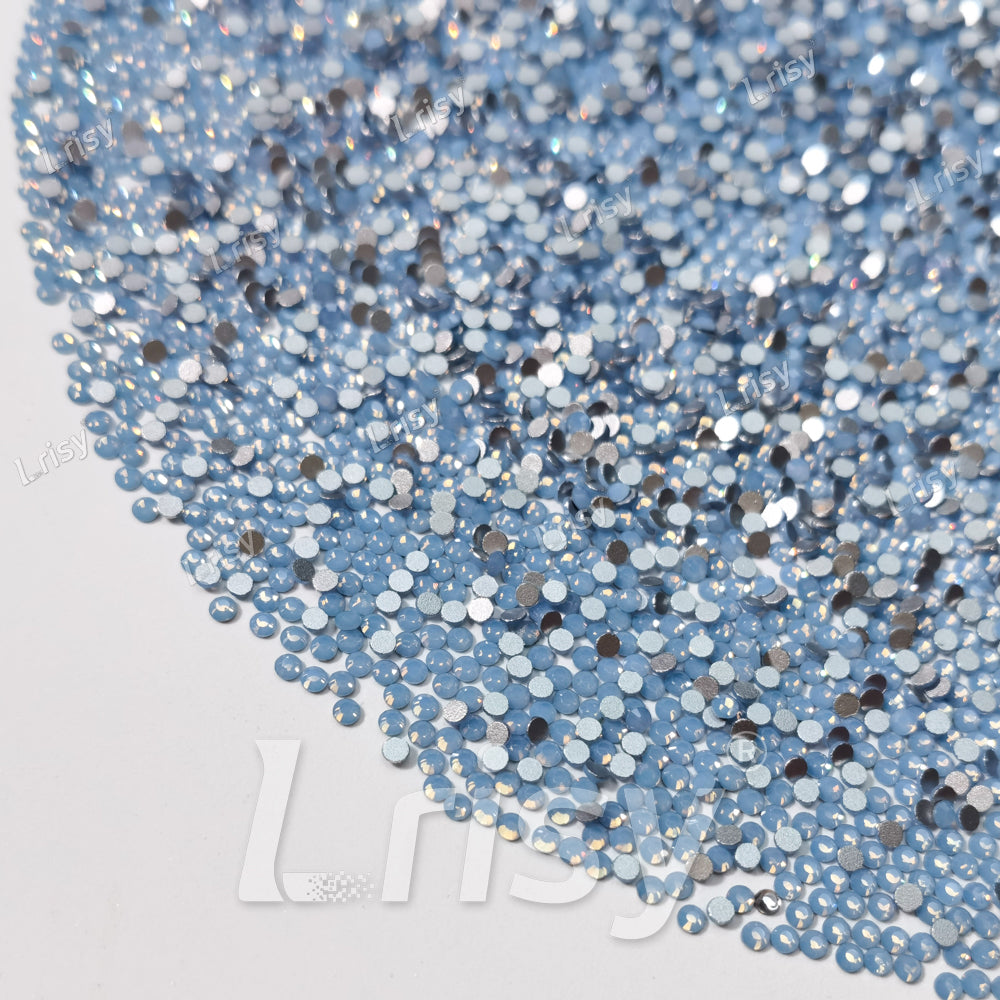 1.9-2.1mm Blue Opal Flat Back Rhinestones FBRS027