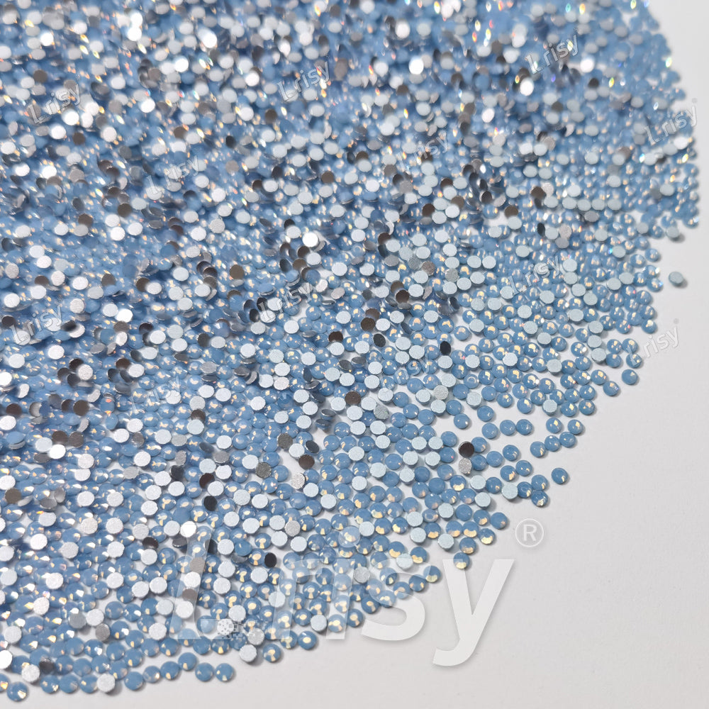 1.9-2.1mm Blue Opal Flat Back Rhinestones FBRS027