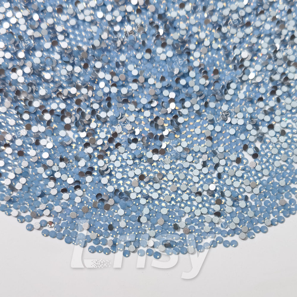 1.9-2.1mm Blue Opal Flat Back Rhinestones FBRS027