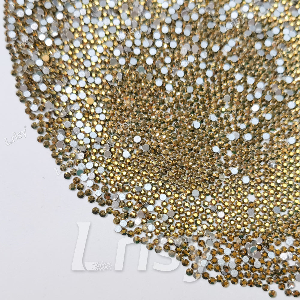 Golden Ore Flat Back Rhinestones FBRS037