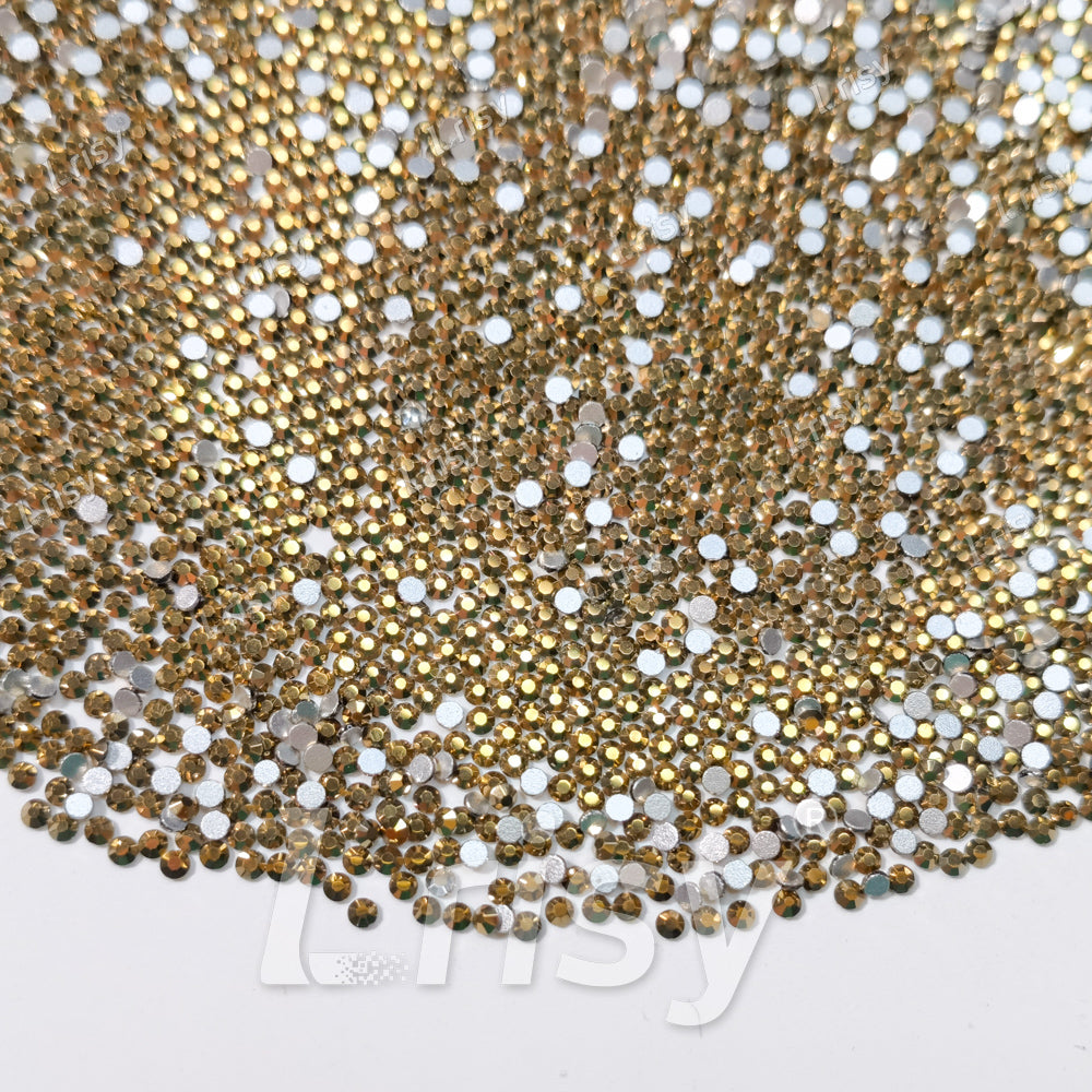 Golden Ore Flat Back Rhinestones FBRS037