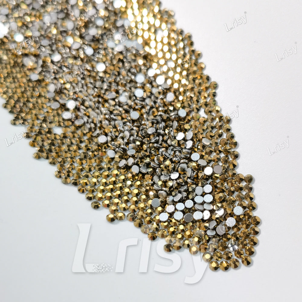 Golden Ore Flat Back Rhinestones FBRS037