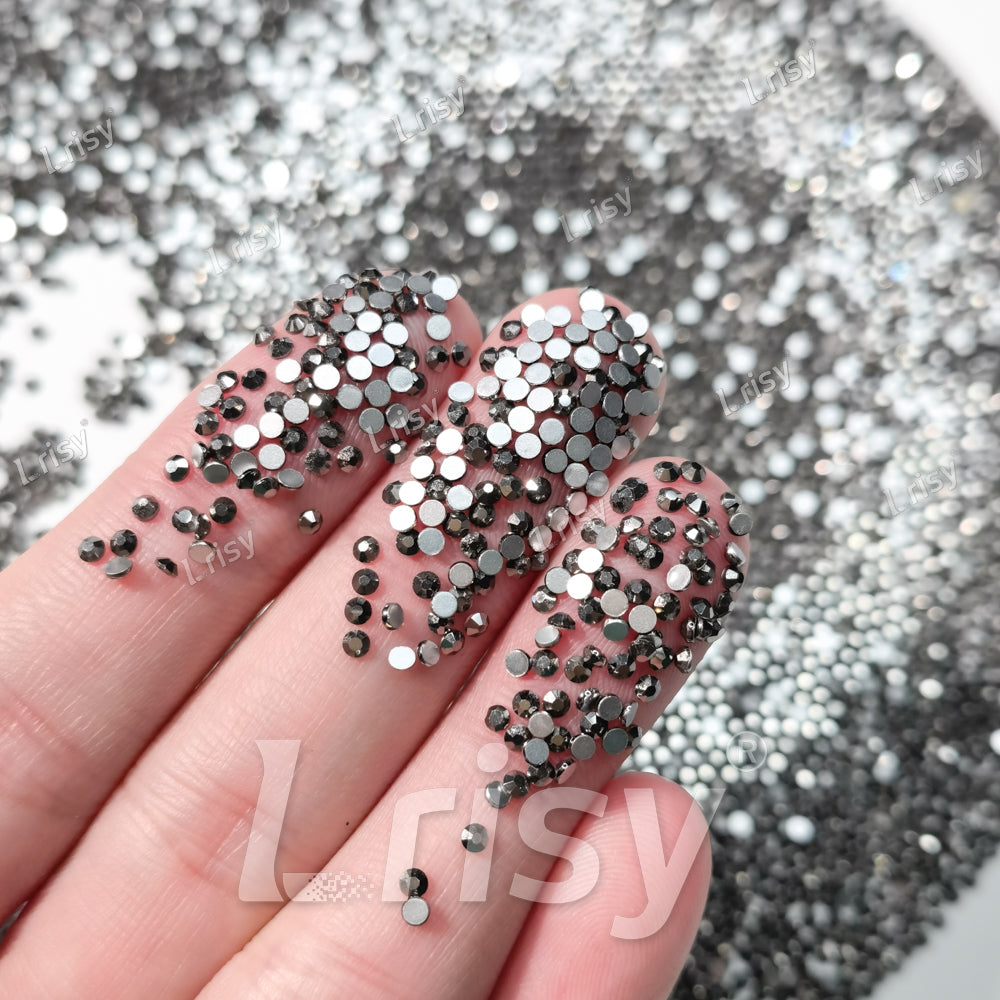 Silver Ore Flat Back Rhinestones FBRS036