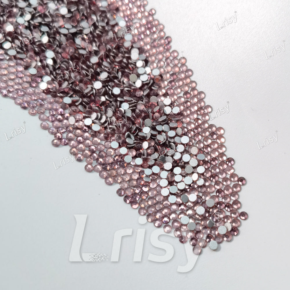 1.9-2.1mm Light Purple Flat Back Rhinestones FBRS010