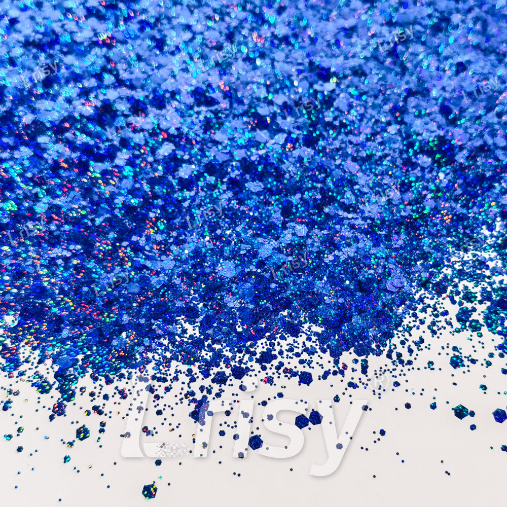 Starlight Holographic Sea Blue General Mixed Glitter GLB0700