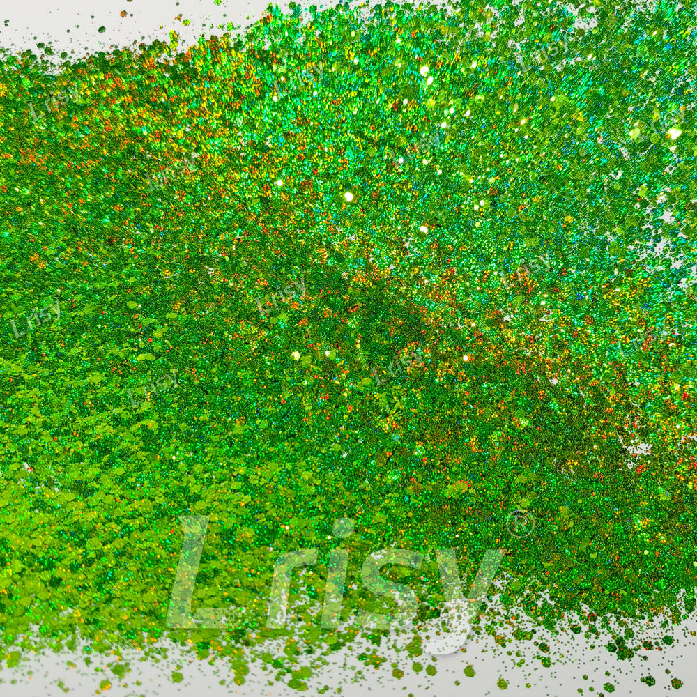 Starlight Holographic Spring Green General Mixed Glitter GLB0612