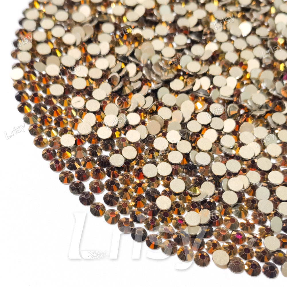 Rusty Red Flat Back Rhinestones FBRS048