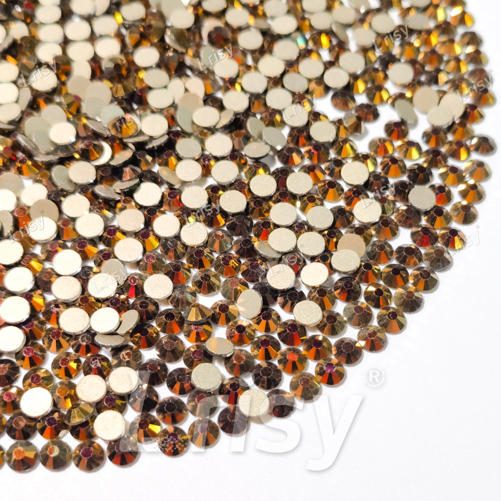 Rusty Red Flat Back Rhinestones FBRS048