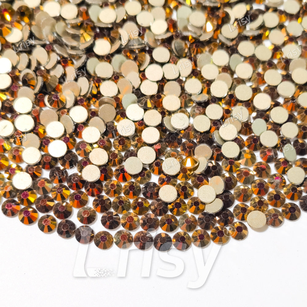 Rusty Red Flat Back Rhinestones FBRS048