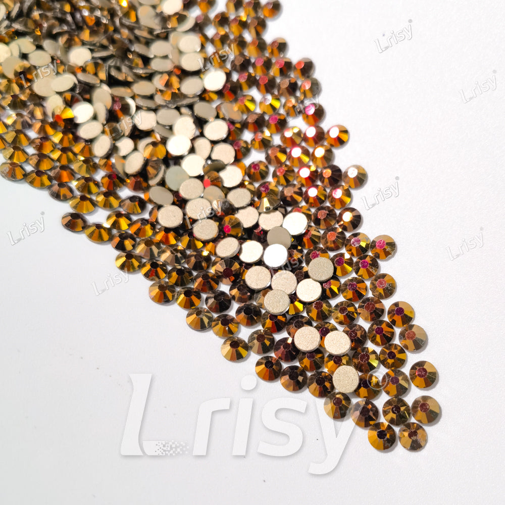Rusty Red Flat Back Rhinestones FBRS048
