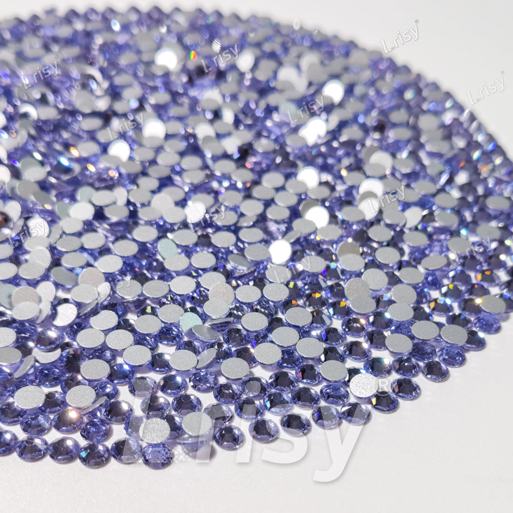 Light Violet Flat Back Rhinestones FBRS030