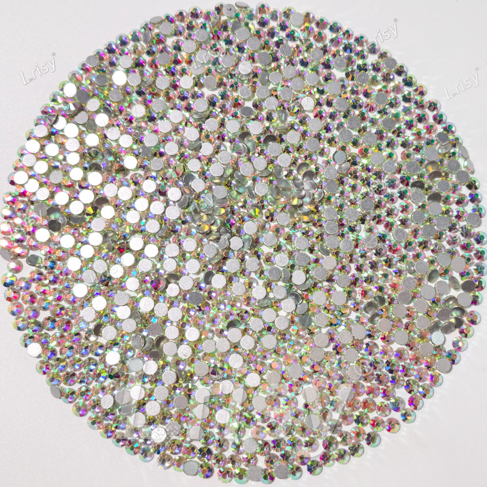 (O)Crystal Iridescent Flat back Rhinestones FBRS031
