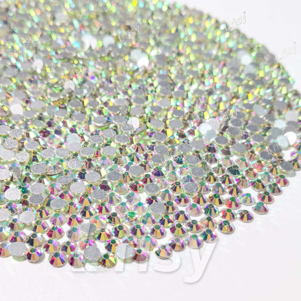 (O)Crystal Iridescent Flat back Rhinestones FBRS031