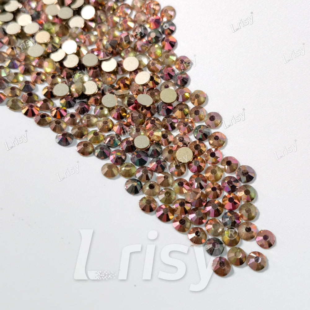 4.6-4.8mm Magic Gold Flat back Rhinestones FBRS047