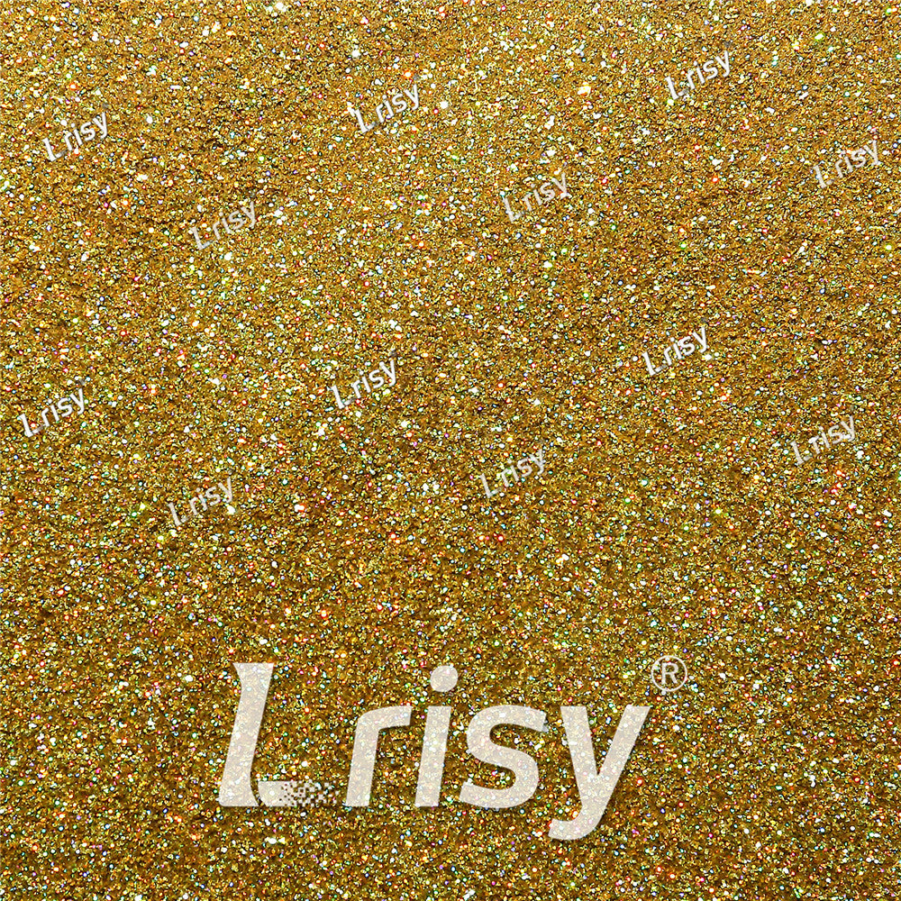0.2mm Hexagon Shapes Laser Gold Glitter LB0210