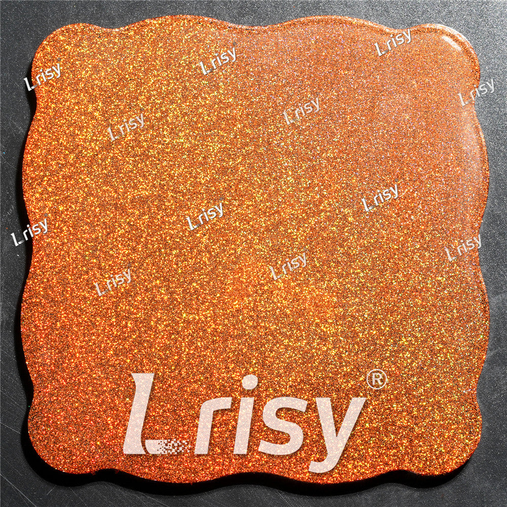 0.2mm Hexagon Shapes Laser Red Bronze Glitter LB0401