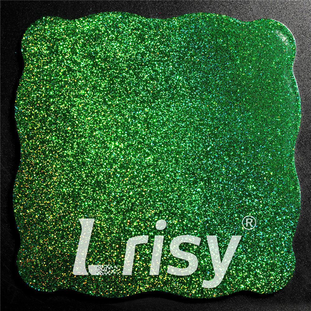 0.2mm Holographic Dark Green Fine Glitter LB0600