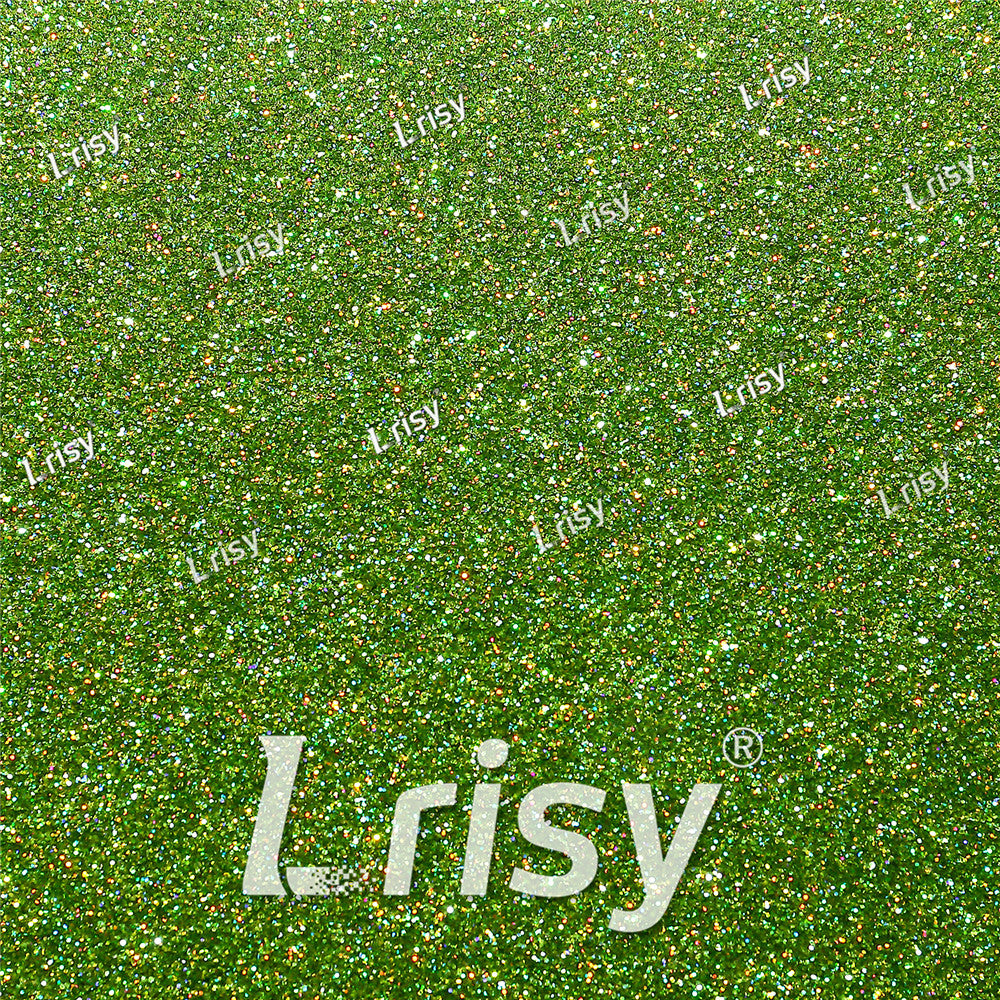 0.2mm Hexagon Shapes Laser Green Glitter LB0601
