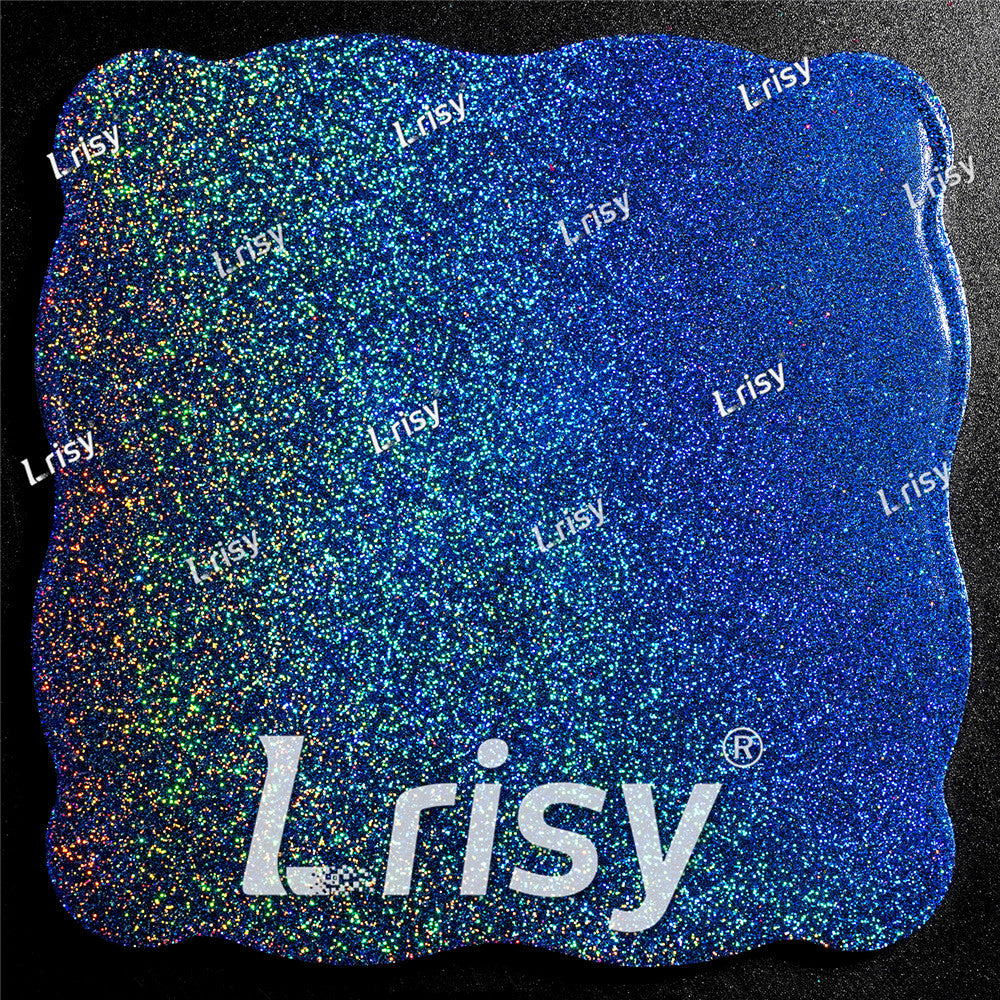 0.2mm Hexagon Shapes Laser Sea Blue Glitter LB0709
