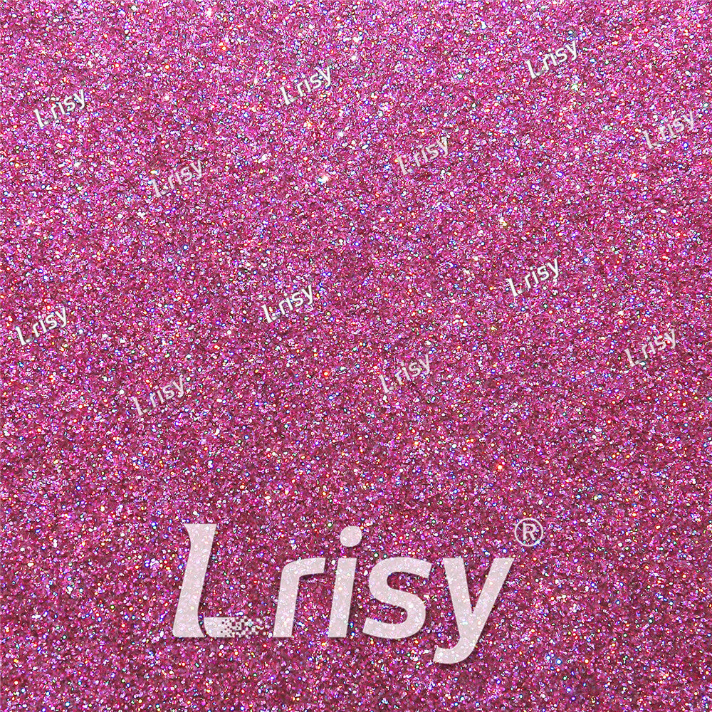 0.2mm Hexagon Shapes Laser Pink Glitter LB0901