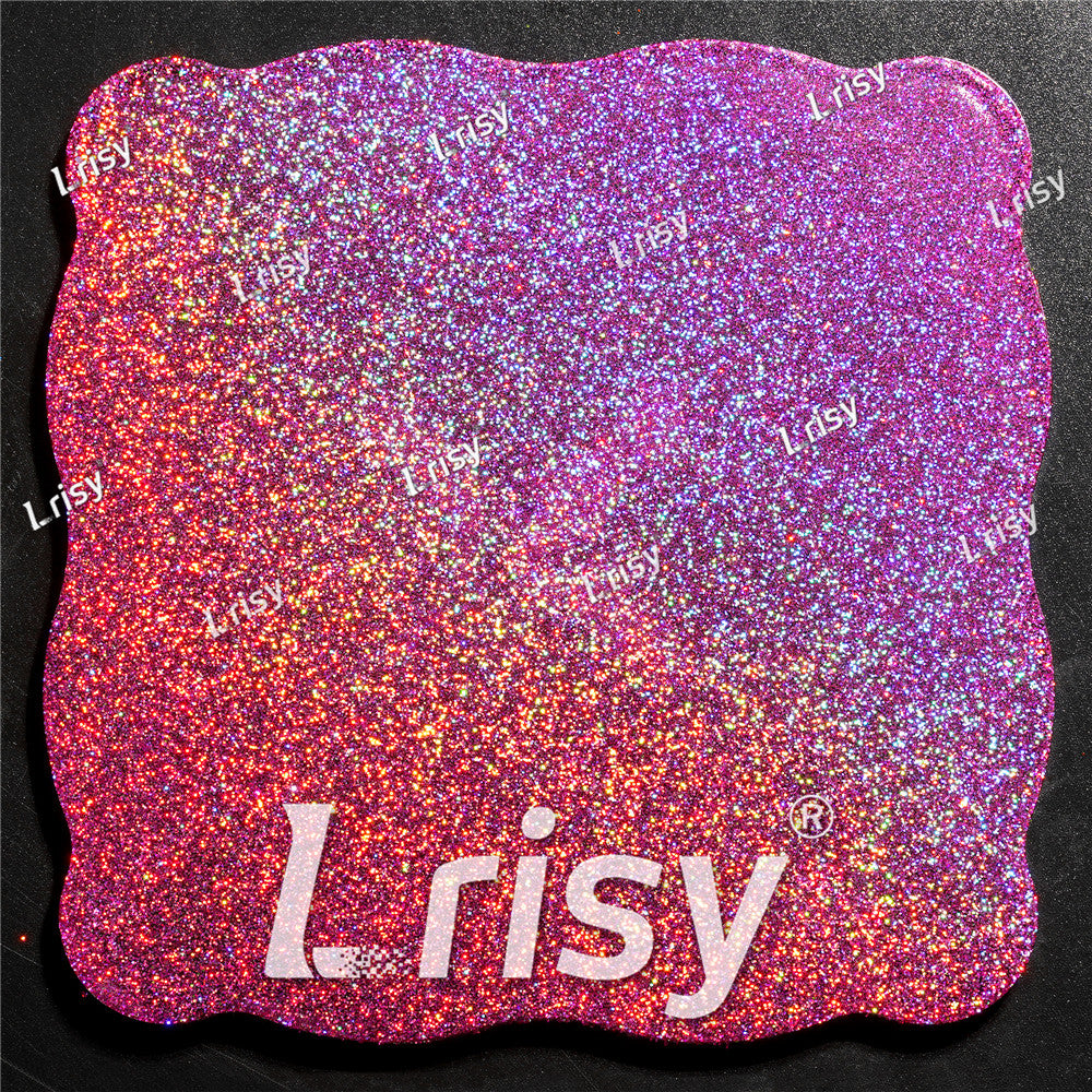 0.2mm Hexagon Shapes Laser Pink Glitter LB0901