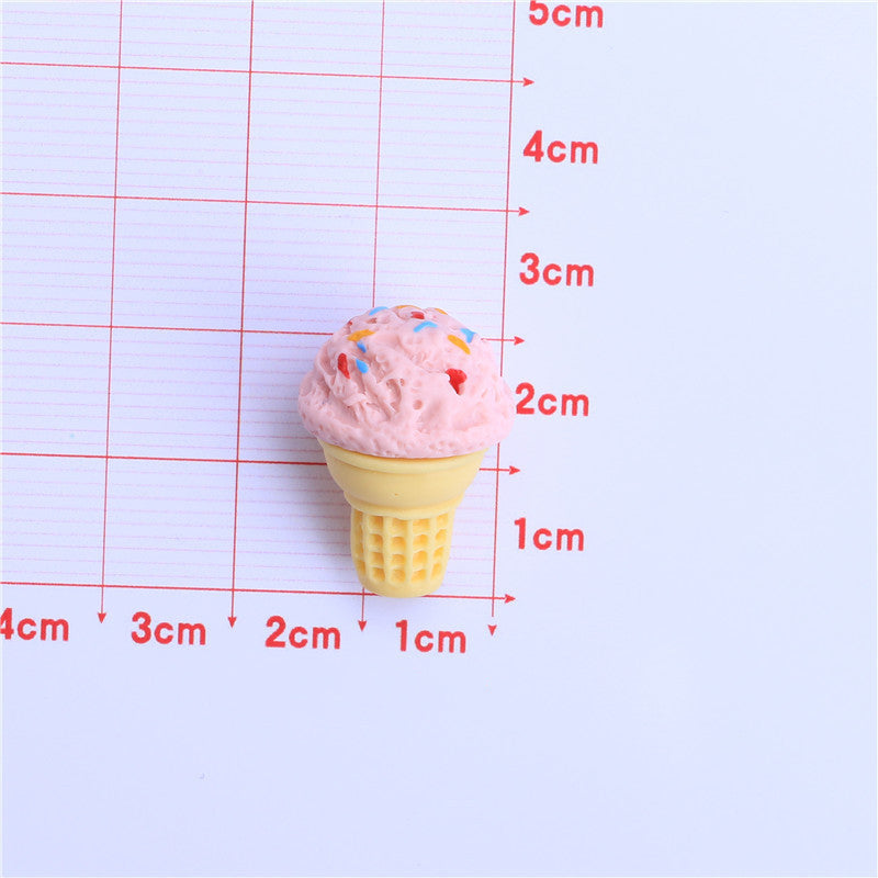 Ice Cream Playfood Resin Slime Charms Cabochons Ornament DIY Crafts 05