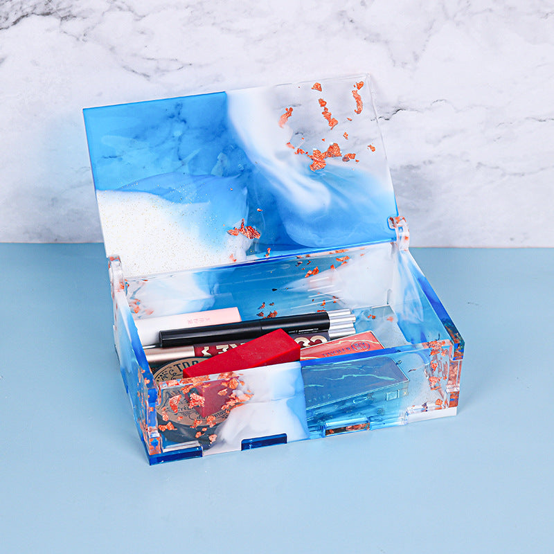 DIY Assemblable Storage Box Resin Silicone Mold M-DYYY-ZZH001