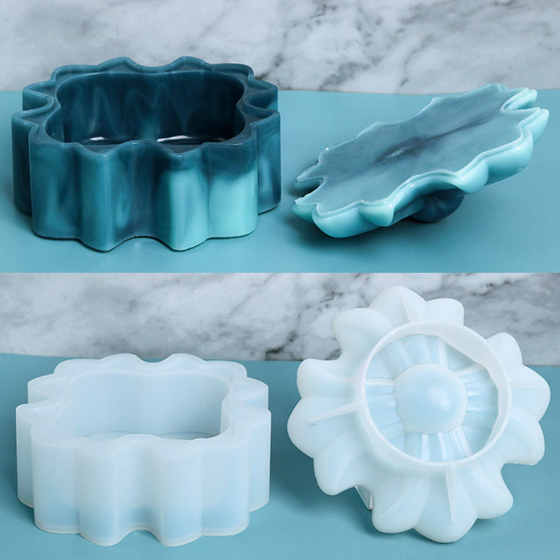 Chrome Hearts Jewelry DIY Storage Box Silicone Resin Mold