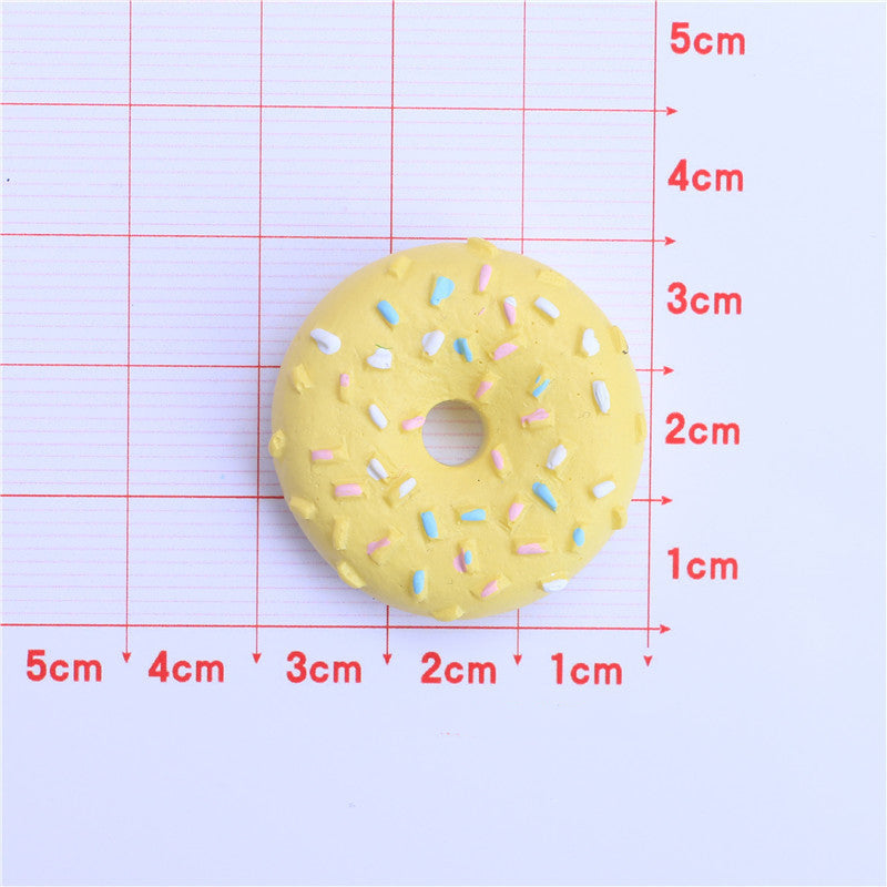 Donut Playfood Resin Slime Charms Cabochons Ornament DIY Crafts 04