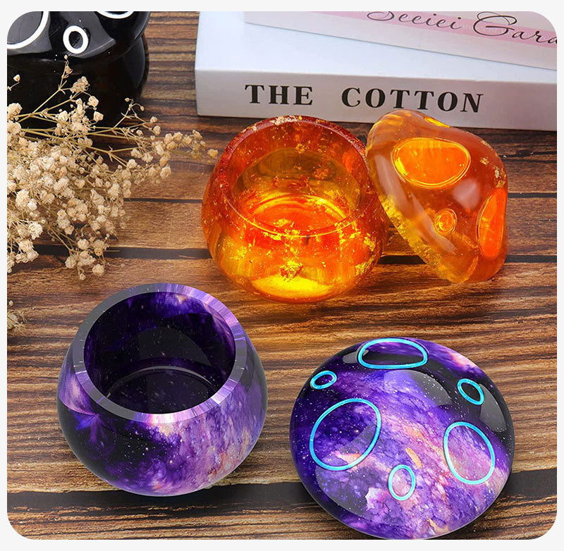 Mushroom Jewelry DIY Storage Box Silicone Resin Mold