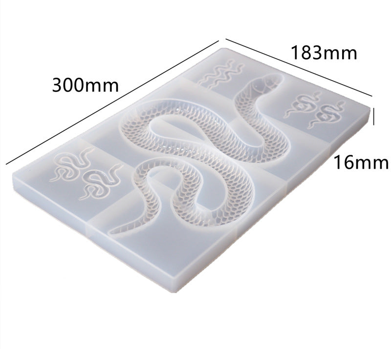 Snake Decoration Silicone Mold For Epoxy Resin