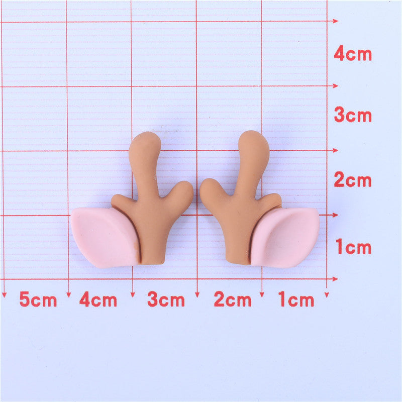 Antlers Shape Slime Charms Cabochons Diy Cafts Resin Kit Supplies