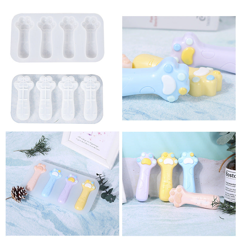 Cat Paw Toy Silicone Resin Mold