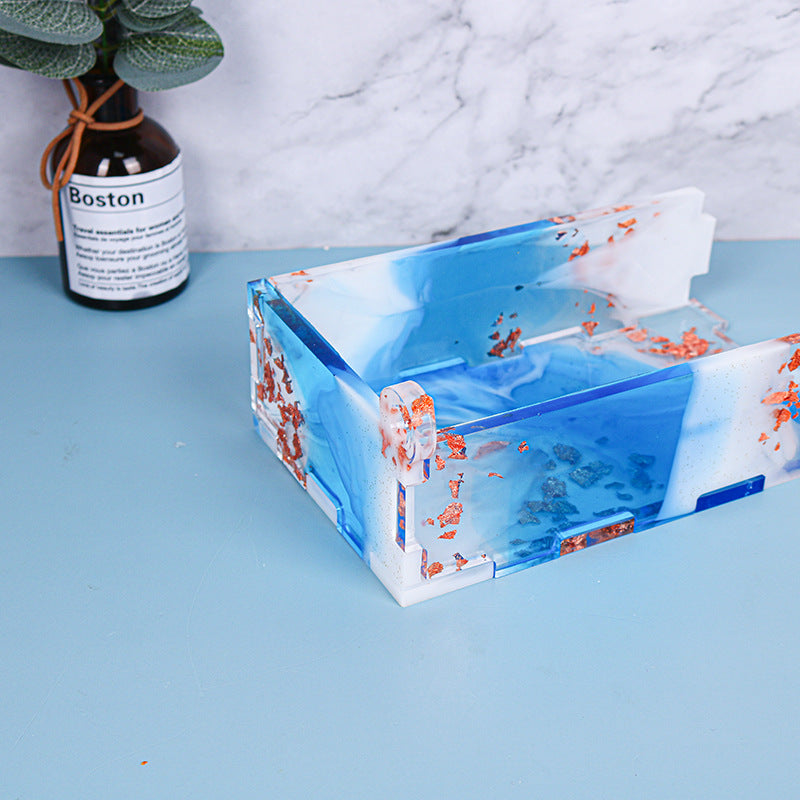 DIY Assemblable Storage Box Resin Silicone Mold M-DYYY-ZZH001