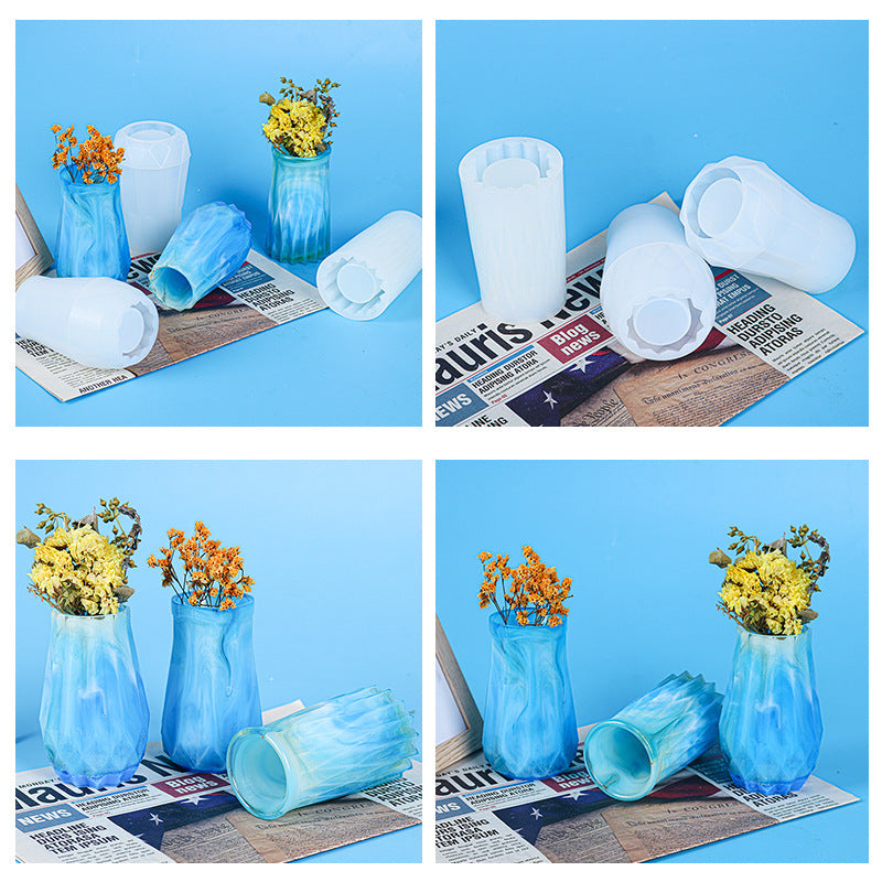 Pack of 3 Vases Resin Mold