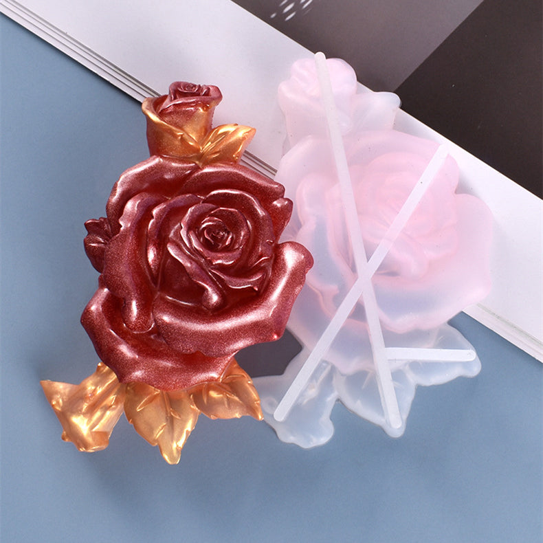 Rose Flower Silicone Resin Mold M-KY-MG002