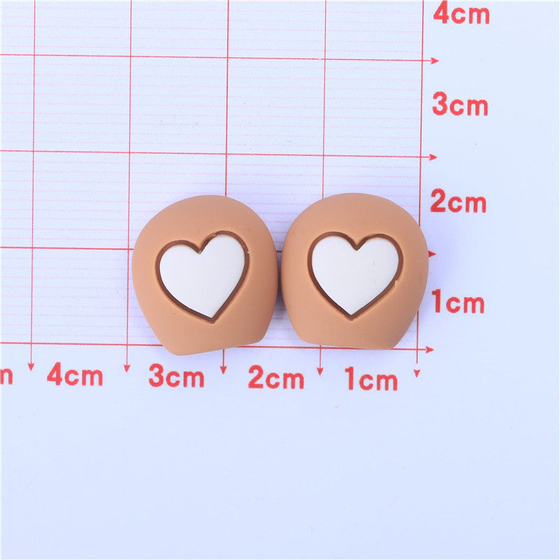 Bear Ears Shape Slime Charms Cabochons Diy Cafts Resin Kit Supplies