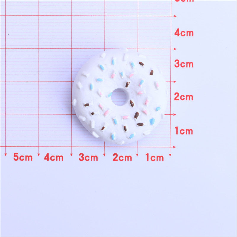 Donut Playfood Resin Slime Charms Cabochons Ornament DIY Crafts 06