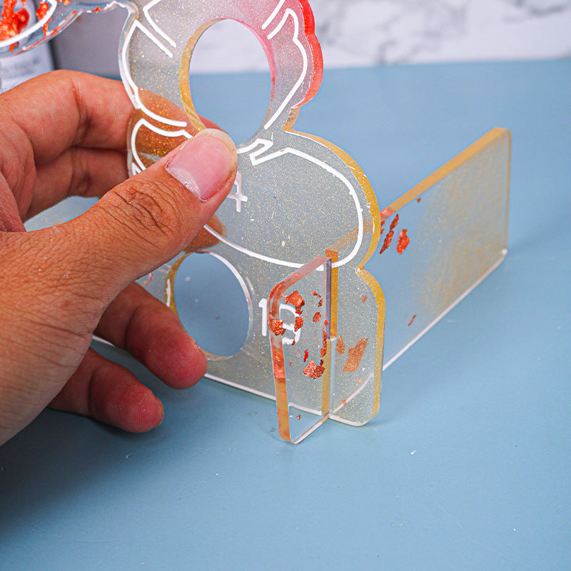 Santa Claus Ornament Silicone Molds For DIY Epoxy Resin