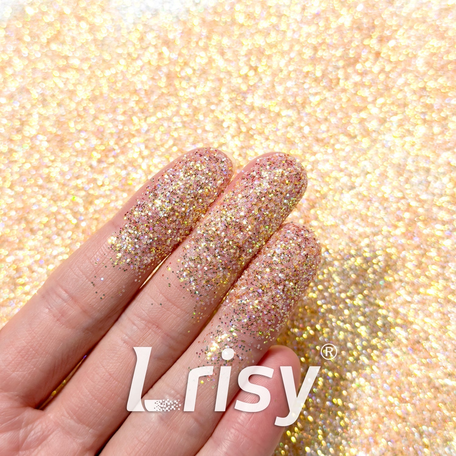 0.4mm Sun Orange Brightness Iridescent Glitter RF02