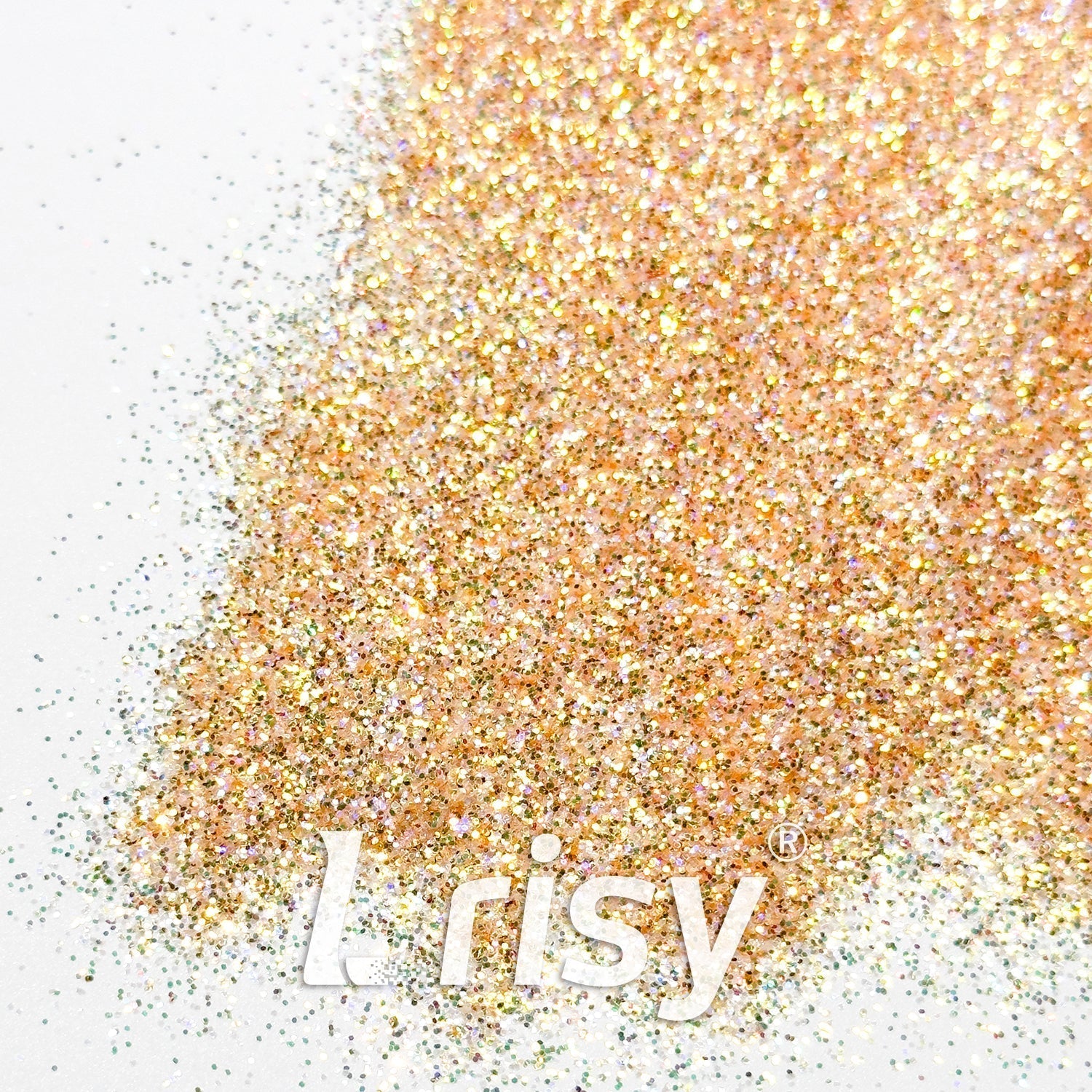 0.4mm Sun Orange Brightness Iridescent Glitter RF02