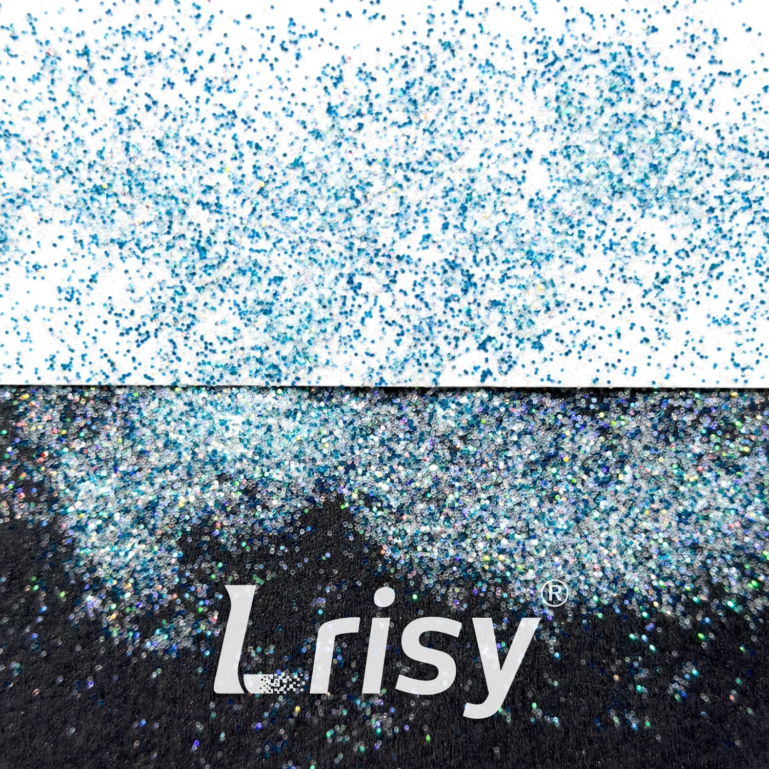 0.4mm Lake Blue Brightness Iridescent Glitter RF06R