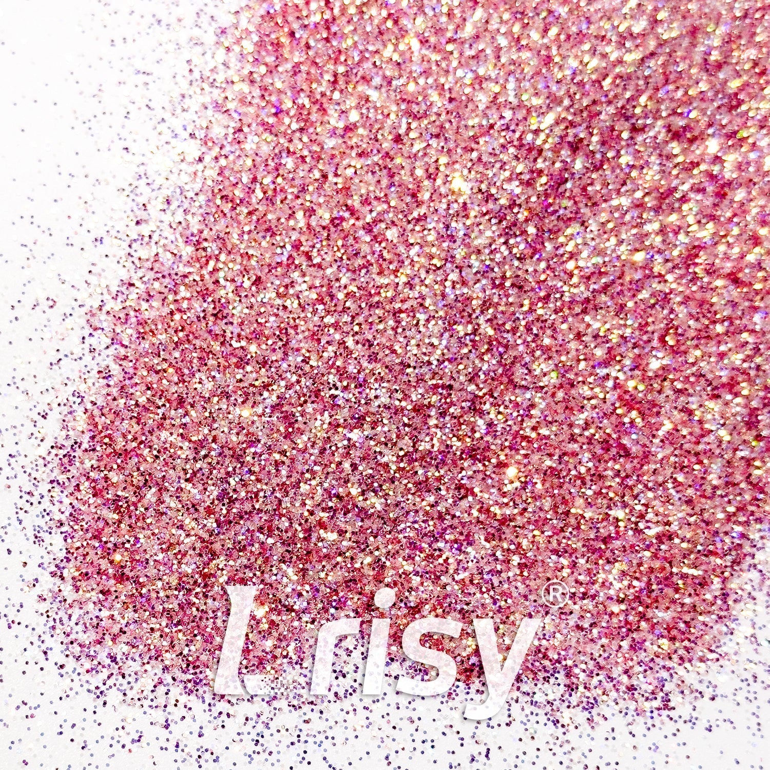 0.4mm Peony Red Brightness Iridescent Glitter RF08