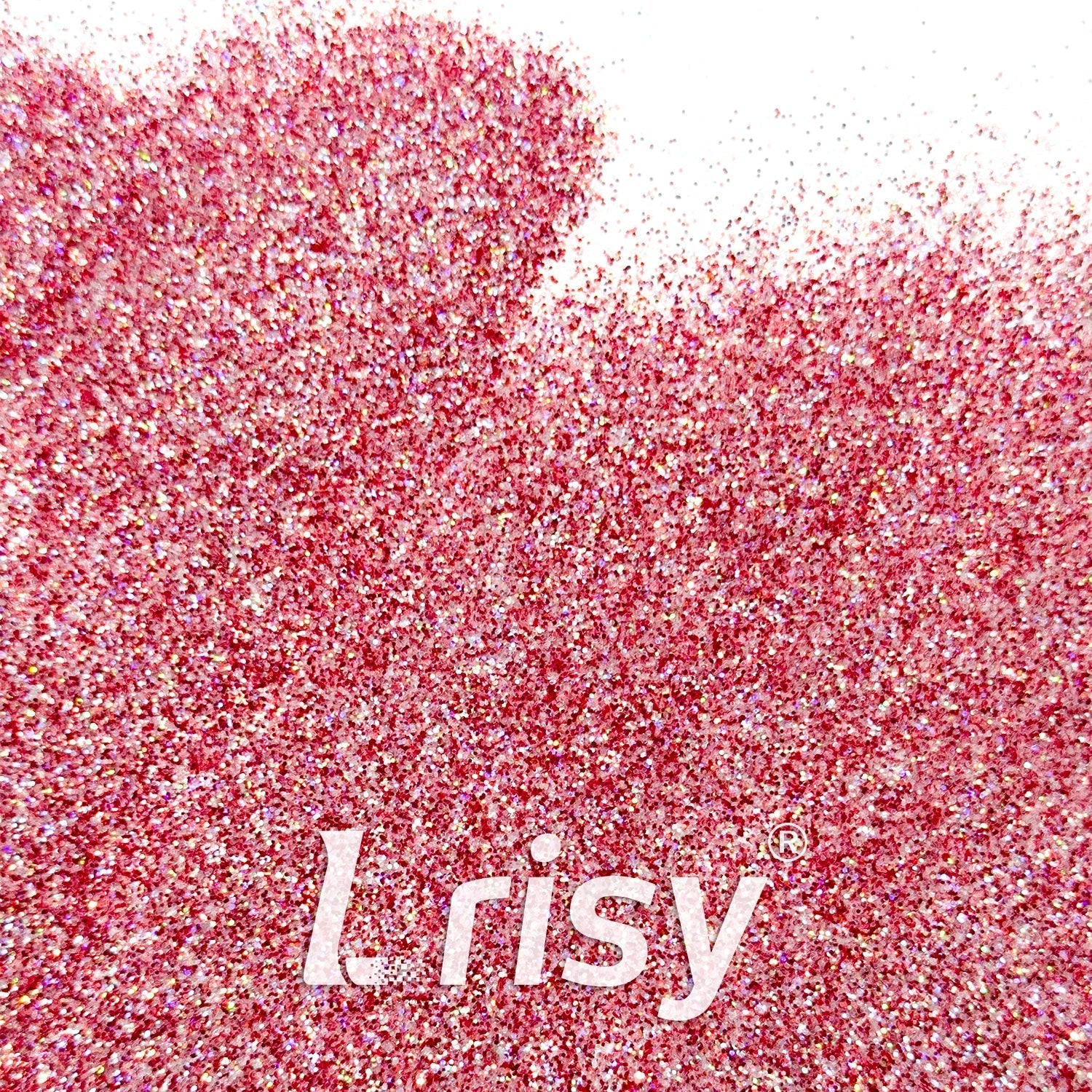 0.4mm Peony Red Brightness Iridescent Glitter RF08