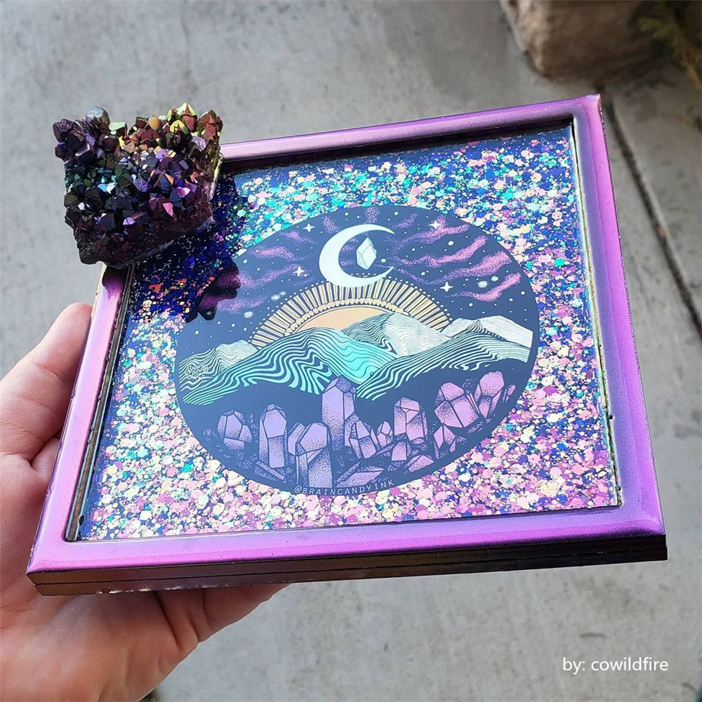 General Mixed Iridescent Phantom Purple Glitter C-BSL010