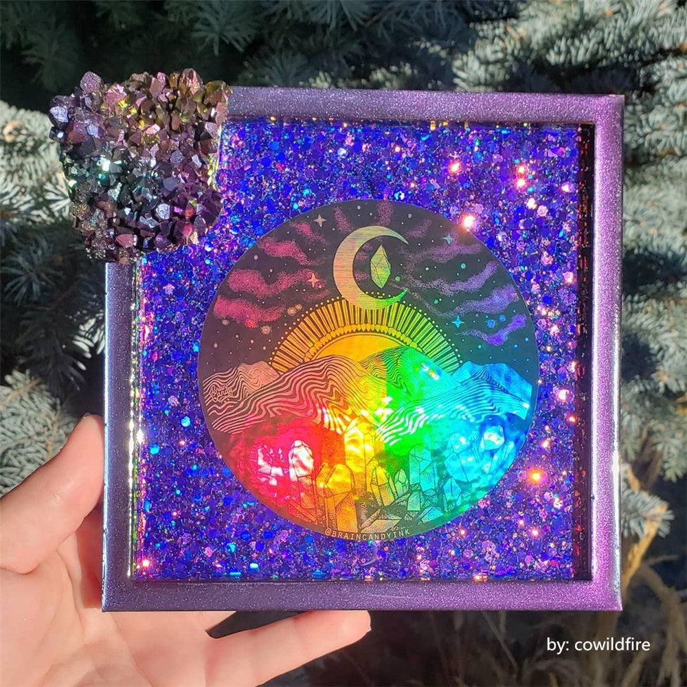 General Mixed Iridescent Phantom Purple Glitter C-BSL010