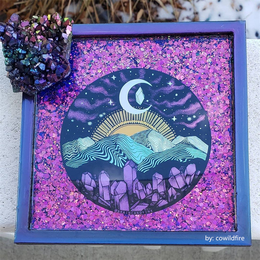 General Mixed Iridescent Phantom Purple Glitter C-BSL010